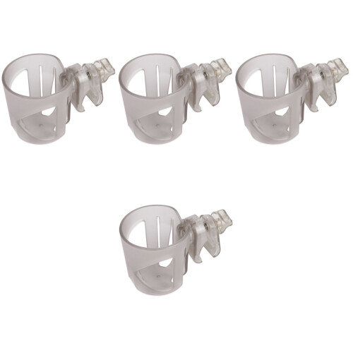 4Pcs Transparent Plastic Cup Holder for Stroller Universal Drinks Rack 1