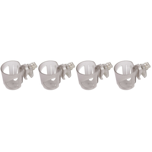 4Pcs Transparent Plastic Cup Holder for Stroller Universal Drinks Rack 2