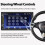 2X Estéreo de Carro Duplo Din com CarPlay, Rádio com Tela Sensível Ao Toque de 7 Polegadas  e Câmera de Backup Telefone Espelho-Link Receptor 4