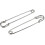 60 PCS 4 Inch Large Metal Safety Pin 4