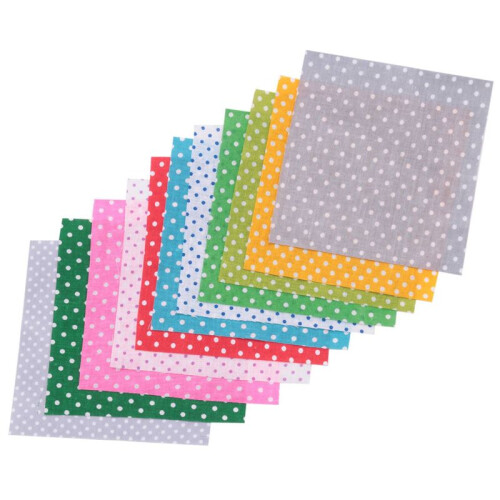 Fabric Patchwork  Cotton Material Batiks Mixed Squares Bundle, 10 x 10cm, 200-Pack 2