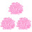 300St Liefdevol Roze Spons Hart Confetti Voor Verloving En Bruiloft 1