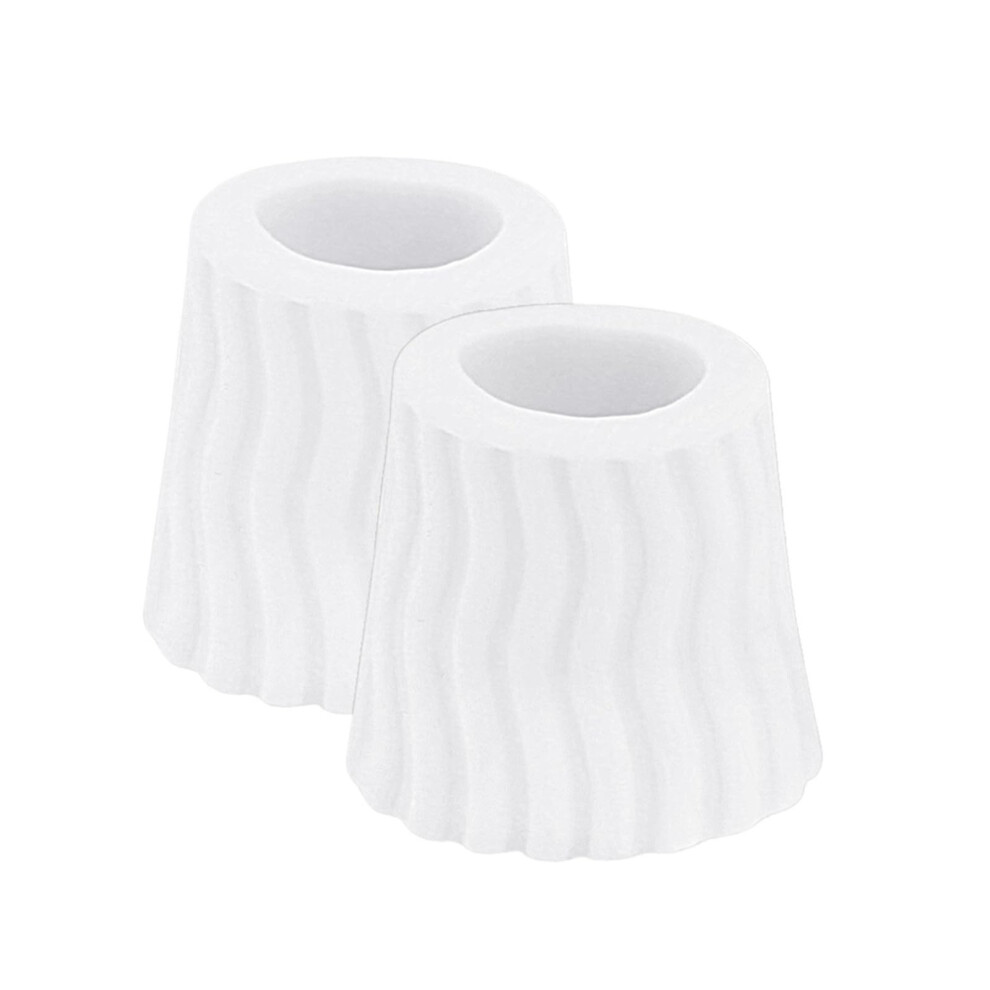 White 10Pcs Silicone Toe Protectors And Sleeves For Corns, Blisters, And Bunion Pain Relief, Reusable Set
