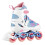 Princess White Inline Skates, Size S (31-34) 2