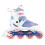 Princess White Inline Skates, Size S (31-34) 3