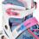 Princess White Inline Skates, Size S (31-34) 4