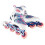 Princess White Inline Skates, Size S (31-34) 6