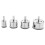 36Pcs Diamond Drill Bits Glass Tile Hole Saw Bits Set, Hollow Core Drill Bits, Extractor Remover Hole Saws for Glass 4