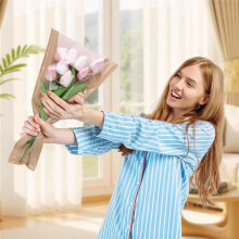 40Pcs Flower Wrapping Bags Paper Flower Sleeves for Bouquets Flower Bags for Birthday Wedding Graduation Gift