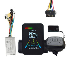 F3 E-Bike NFC Speedometer E-Scooter NFC Color LCD Display 24V/36V/48V/60V UART+36V/48V 350W Brushless Controller SM6PIN