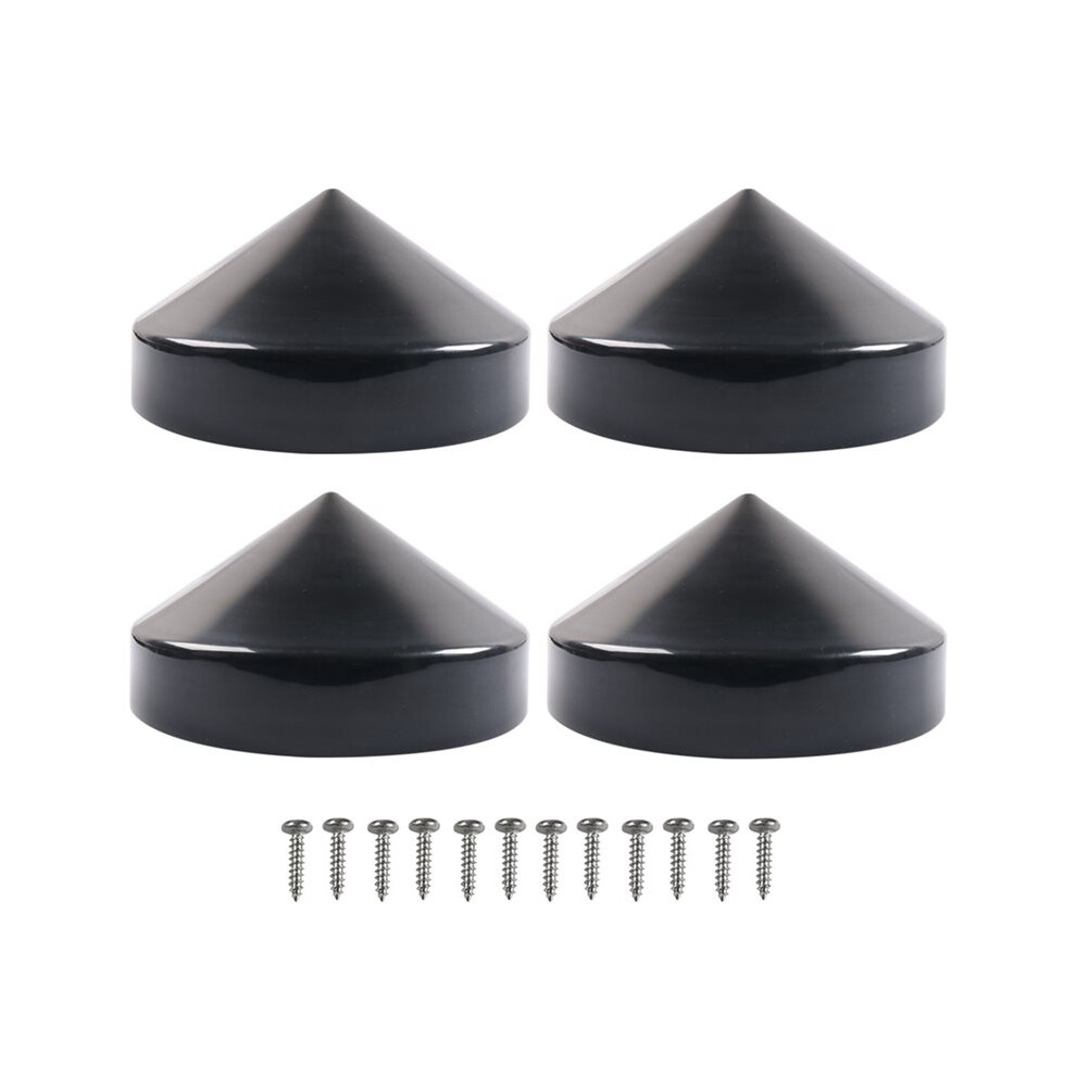 4Pcs Marine Dock Piling Cap Piling Cone 9 X 9 X 4.92 Inch Coned Protective Dock Post Caps Boat Pylon Cone Pole Caps 6032767154737