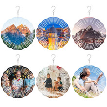 24Pack 8 Inch Sublimation Wind Spinner Blanks 3D Wind Spinners Hanging Wind Spinners for Indoor Outdoor