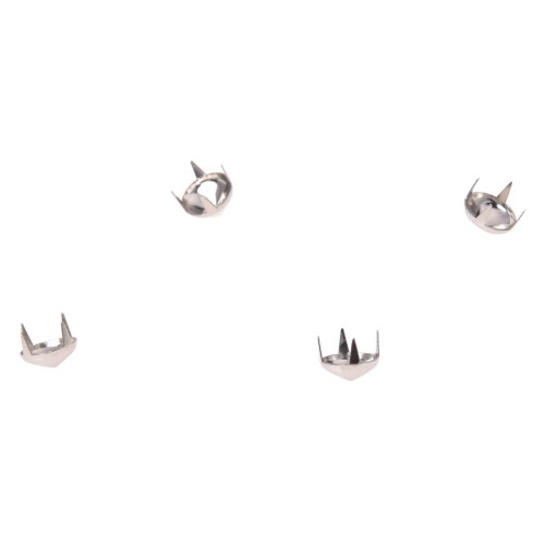 400 Silver Copper Round Cone Rivet Spike Studs Spots DIY Rock Punk 8mm 1