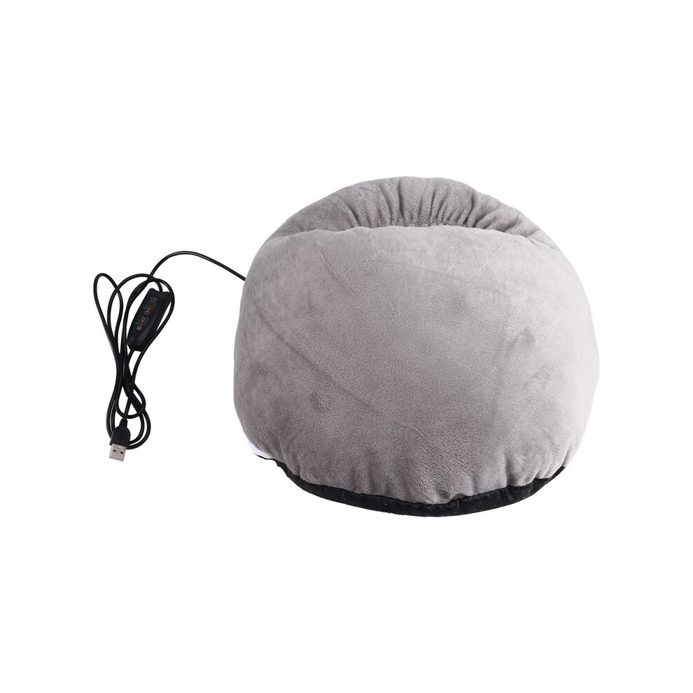 Tauoh Gray Usb Foot Warmer, Pluggable Charging Treasure, Heating In Winter, Simple Electric Foot Warmer, Plush Foot Warmer
