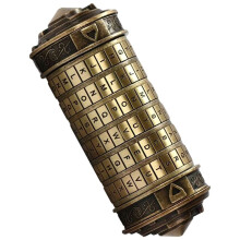BRONZE da Code Toys Metal Cryptex Locks for Wedding Gifts Valentine'S Day Gifts