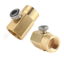 2pcs Soda Refill Bottle Co2 Adapter Refills Connector Kit for CGA320 to TR21-4,Soda Machine Soda Bottle Adapter