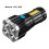 USB Rechargeable LED Flashlight, Adjustable Handheld LongThrow WaterResistant Light for Camping 3