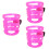 3Pièces Support Bouteille Poussette Rose Portable Pour Bébé 5