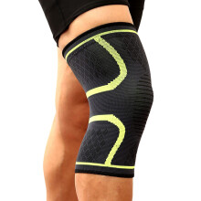 Knee Compression Sleeve XXLarge Green, Non Slip Silicone Grip for Running Sports Workout Joint Support