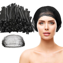 500Pc Disposable Hair Bouffant Caps Bulk HairCovers 21in Hair Elastic Dust Cap Hairnets for FoodService,Nurses,Labs
