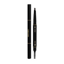 Automatic Triangle Shaped Eyebrow Pencil Double Ended With Brush Non Smudge Long Lasting (B, One Size)