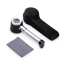 45X Magnifying Glass with LED Light, Clarity Triple LED Handheld Magnifier for Reading Seniors