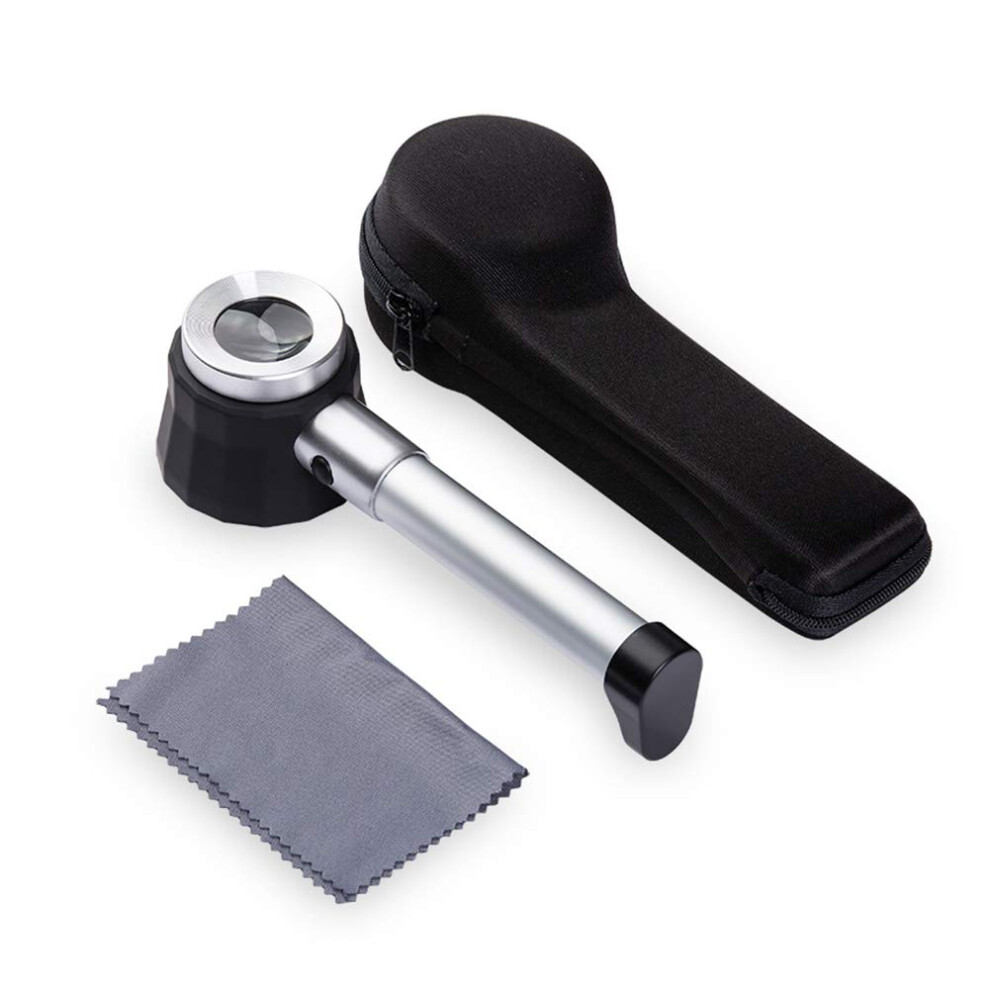 Light 45X Magnifying Glass With Led Clarity Triple Led Handheld Magnifier For Reading Seniors