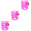 3Pcs Pink Stroller Drink Holder Ergonomic Bottle Rack Holder 4