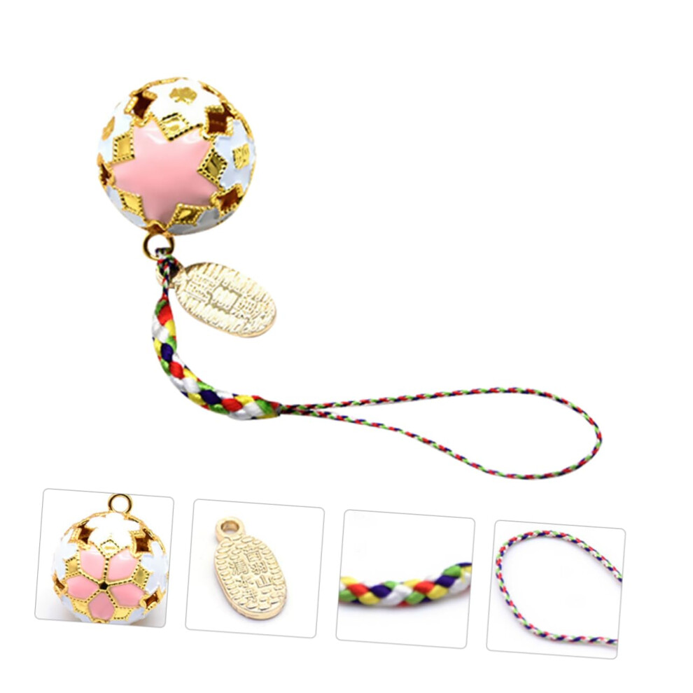 Metal Phone Lanyard With Bell Pendant, Cute Decorative Phone Charm Chain For Secure Attachment 9330225511557