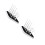 2Pcs Black Baby Bottle Drainer Rack Foldable Pp+abs Kitchen Organizer 5