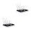 2Pcs Black Baby Bottle Drainer Rack Foldable Pp+abs Kitchen Organizer 7