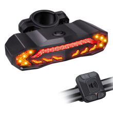 Fietsrichtingaanwijzers Licht Afneembaar Fietsachterlicht Fietshoorn Achterlicht voor MTB Racefiets Vouwfiets Scooter