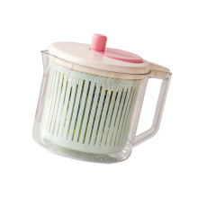 Efficient Kitchen Tool Vegetable Salad Spinner Dryer With-Pink