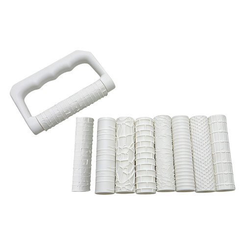 Lot de 9 rouleaux de texture de Terrain détaillés pour-Blanc