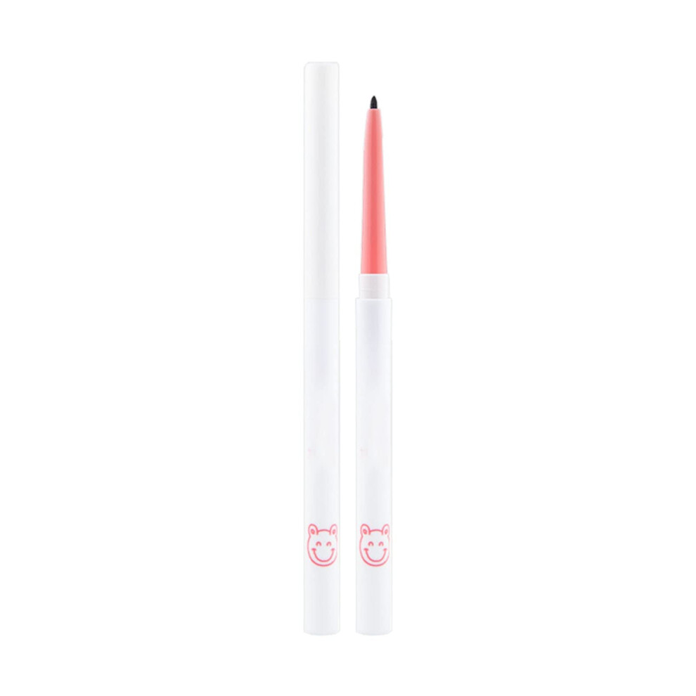 Black Waterproof Eyeliner Pen Long Lasting Liquid Formula Fine Tip Smudge Proof Oil Resistant