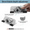 Bevel Mat Cutter Retractable Blade, Portable 45 Push-Style Handheld Mat Board Cutter, Adjustable Blade Depth 3