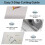Bevel Mat Cutter Retractable Blade, Portable 45 Push-Style Handheld Mat Board Cutter, Adjustable Blade Depth 6