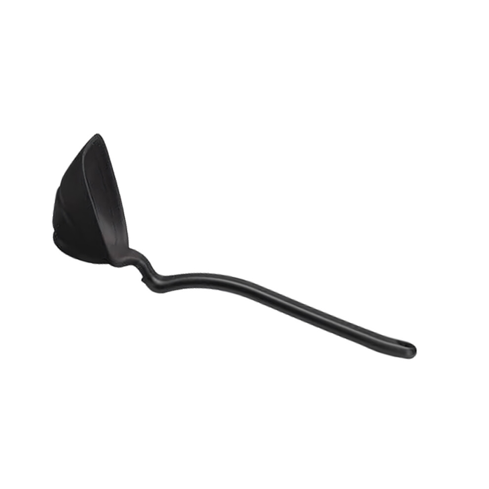Portable Silicone Spoon Perfect For Stirring Mixing-Black 7695000867390