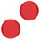 2Pcs Car Coasters For Beverage Cup Holders Prevents-Red 1