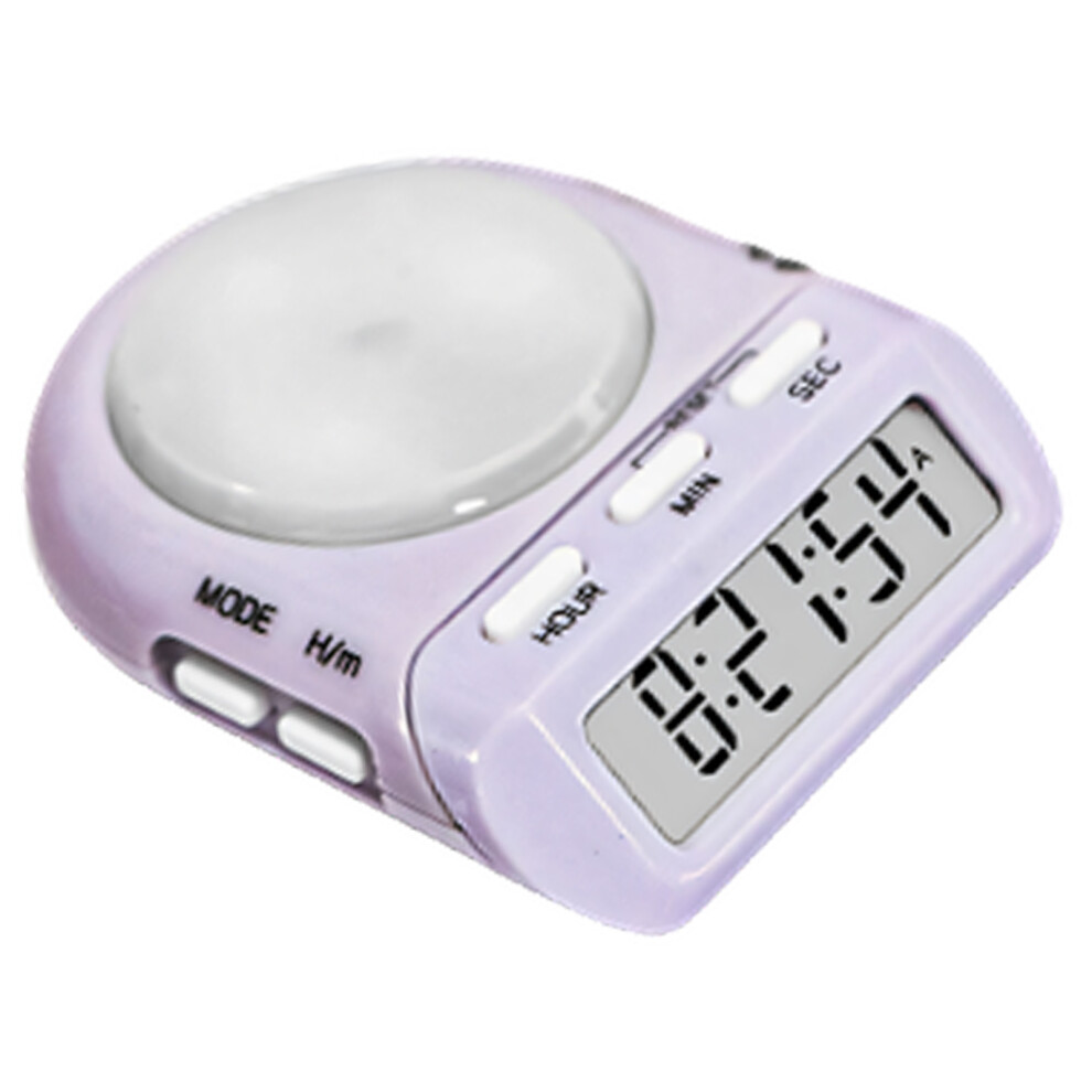 Multipurpose Quiet Visual Timer Digital Kitchen Timer-lavender