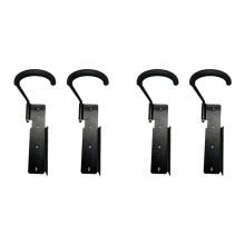 Paquete de 4 Portabicicletas para Montaje en Pared de Garaje, Portabicicletas Giratorio, Gancho para Colgar Bicicletas para Interior, Portabicicletas,
