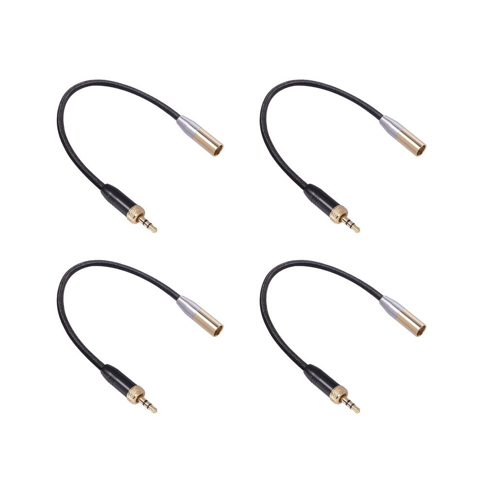 4X Audio Mic Cable Internal Thread 3.5Mm Male To Xlr 3Pin Adapter Cable For Slr Camera Audio Cable 6031540488083