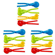 12 Pcs Snowball Maker Toys Snow Toy Kit Snowball Maker Clip Spherical Duck Snowman Heart Snowball Maker Snow Clip