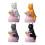 Zittend eend kattenstandbeeld Educatief speelgoedfiguren-Roze 1