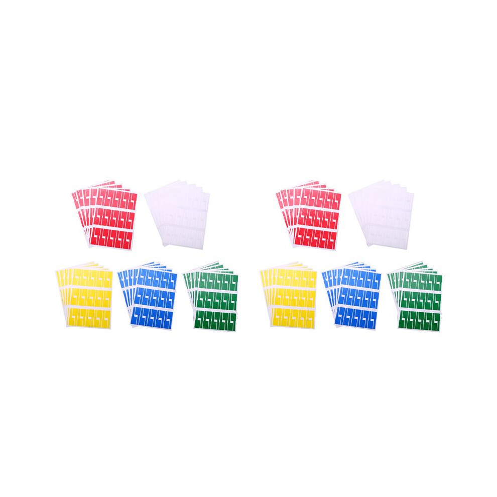 1500Pcs Cable Label Sticker Waterproof Wire Network Electrical Cable Labels Cord Tag Print Stickers Organizer 6033107842772