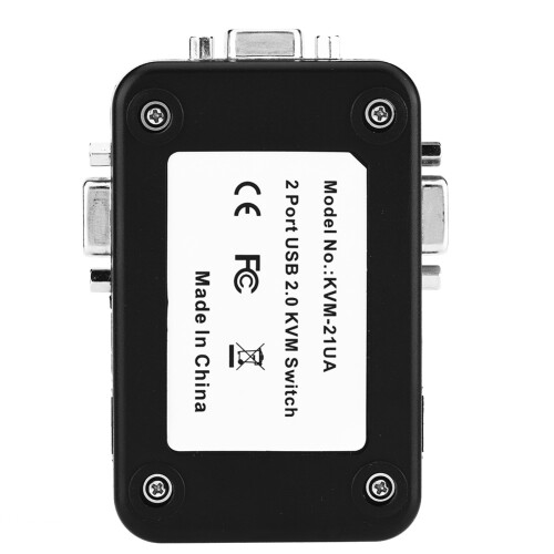 VGA Manual Switch 2 Port USB 2.0 KVM