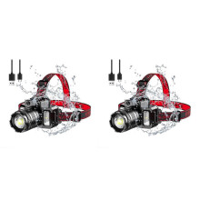 2X LED Light Rechargeable Light for Adults,360Adjustable Angle Headlight Flashlight Motion Sensor for Fishing