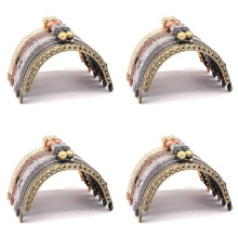 20-Piece Metal Wallet Frame Kiss Clasp Lock DIY Coin Bag Hand Sewing Craftsmanship,3.3 Inch/8.5cm