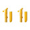 2X Parasol de Banane Jaune Parapluie de Banane Paravent 2