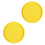 2Pcs Car Coasters For Beverage Cup Holders Prevents-Yellow 1